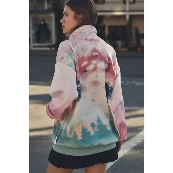 Anthropologie x Pilcro Half-Zip Pullover Sweatshirt Size M - Picture 4 of 9